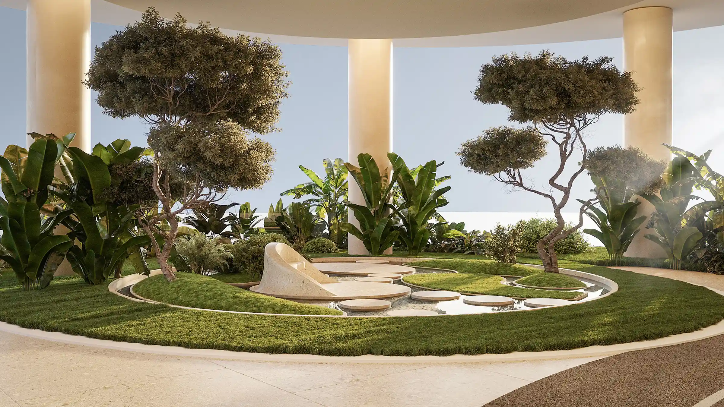 AMRA Residences coastal wellness resort view