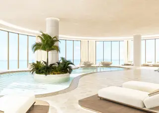 AMRA — spa pool with sea view