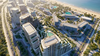 SIORA by BEYOND — aerial view of the coastal masterplan