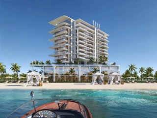 ELLE Residences façade seen from the sea
